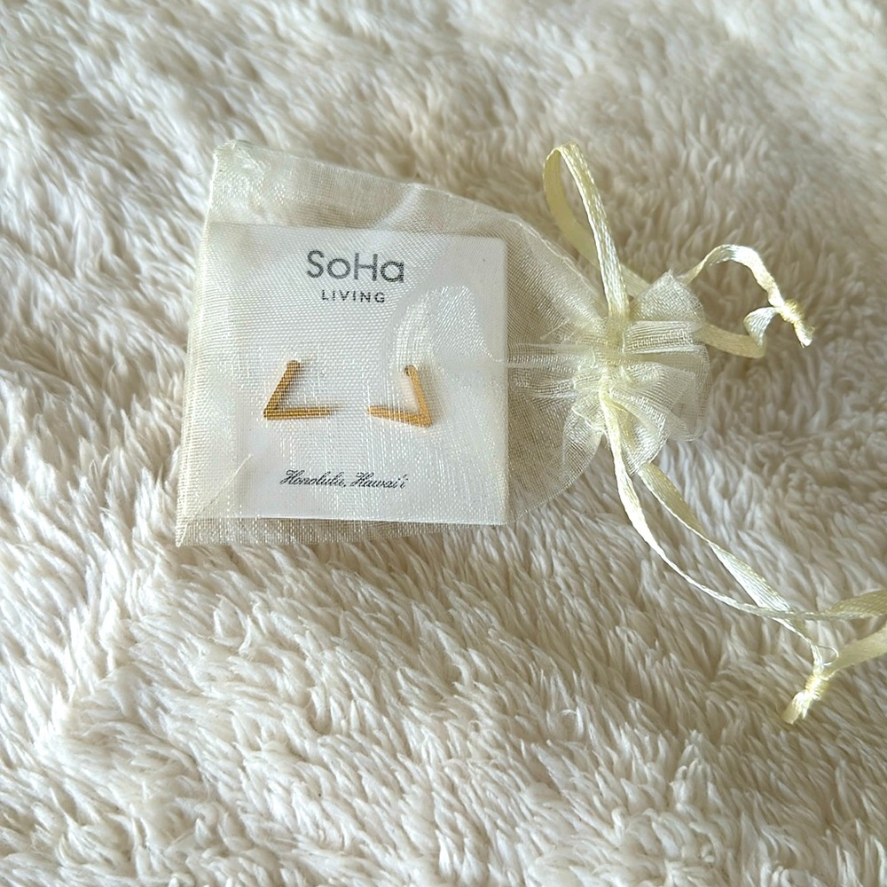 NWT SoHa Living | Geometric Post Earrings
